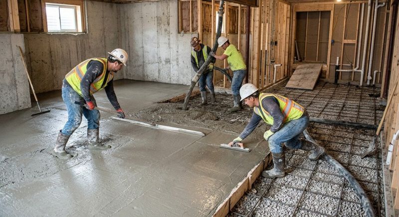 Basement Concrete Installation in Columbus, OH