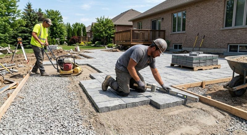 Paver Patio Construction in Norwalk, CT